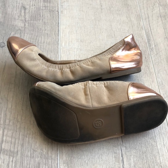 Mossimo ballet flats size 5.5 rose gold - Picture 4 of 6